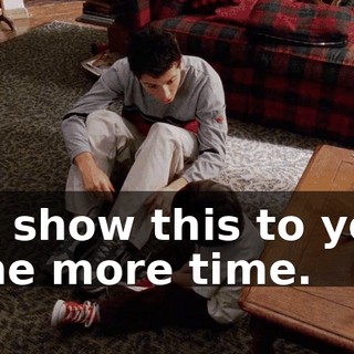to show this to you one more time.