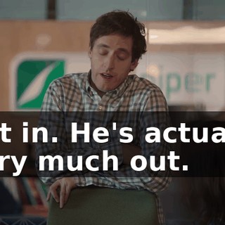 not in. He's actually very much out.