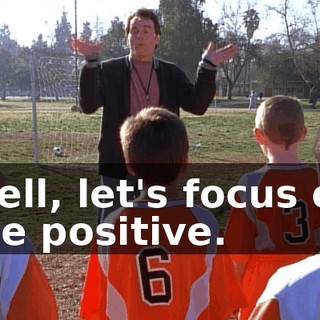 Well, let's focus on the positive.