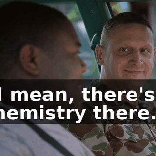 - I mean, there's a chemistry there.