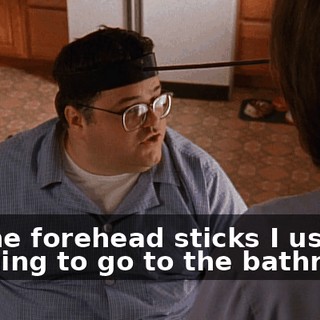 All the forehead sticks I used learning to go to the bathroom.