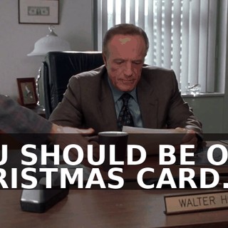 YOU SHOULD BE ON A CHRISTMAS CARD.