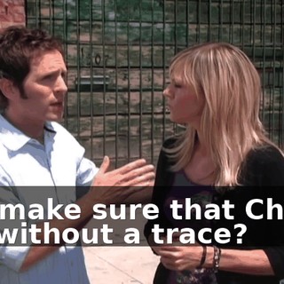 and make sure that Charlie left without a trace?