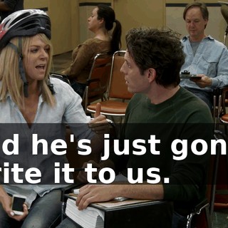 and he's just gonna write it to us.