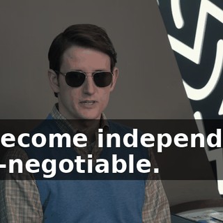to become independent, non-negotiable.