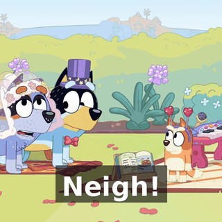 Neigh!