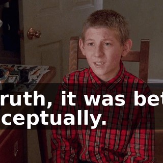 In truth, it was better conceptually.