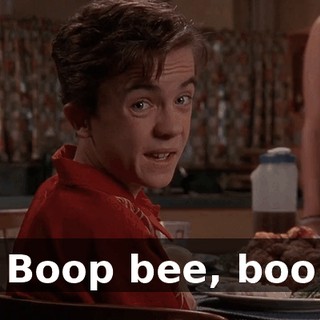 ♪ Boop bee, boo ♪