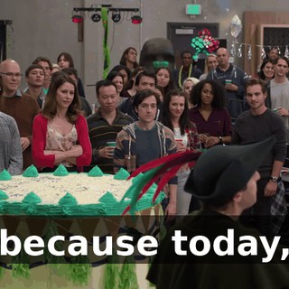 because today,