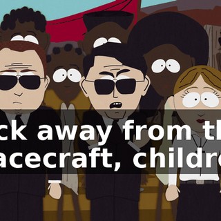 Back away from the spacecraft, children!
