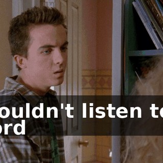 I couldn't listen to a word
