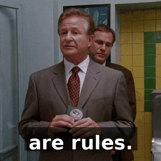 are rules.