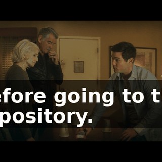 before going to the repository.
