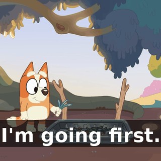 I'm going first.