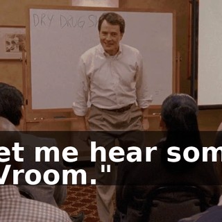 Let me hear some "Vroom."