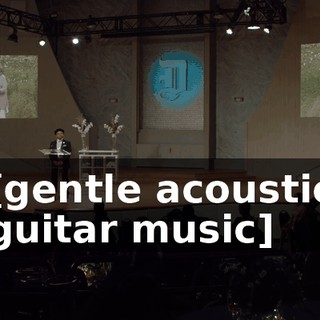 [gentle acoustic guitar music]