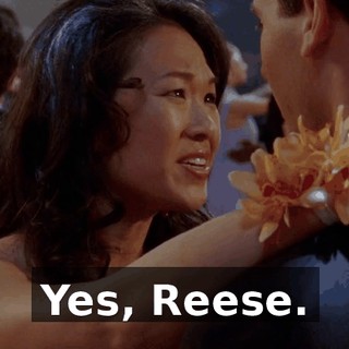 Yes, Reese.