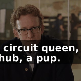 A circuit queen, a chub, a pup.