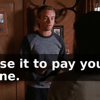 Use it to pay your fine.