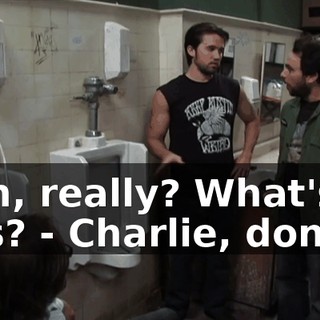 - Oh, really? What's this? - Charlie, don't...