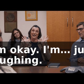 I'm okay. I'm… just laughing.