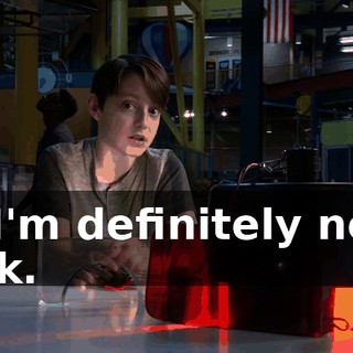 So I'm definitely not a dork.