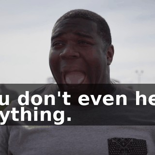 You don't even hear anything.