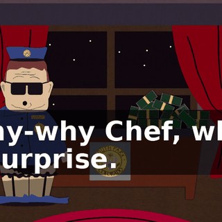 Why-why Chef, what a surprise.