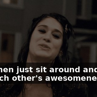 and then just sit around and soak up each other's awesomeness?