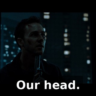 Our head.