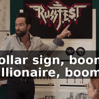 Dollar sign, boom! Billionaire, boom!