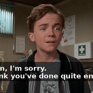 - Kevin, I'm sorry. - I think you've done quite enough.