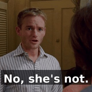 No, she's not.