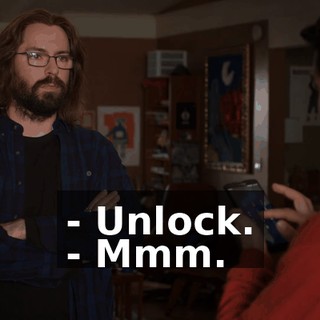 - Unlock. - Mmm.