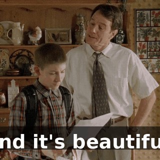 And it's beautiful.