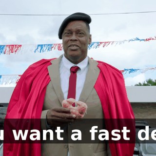 You want a fast deal,