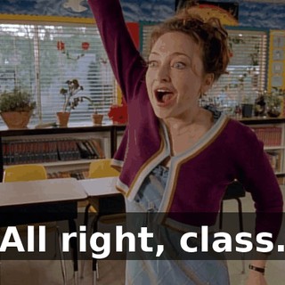 All right, class.