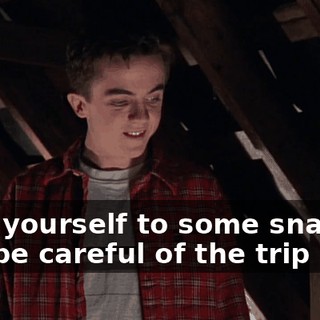 Help yourself to some snacks. Just be careful of the trip wire.