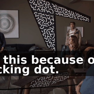 All this because of a fucking dot.