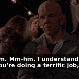 Mm-hm. Mm-hm. I understand that, and you're doing a terrific job, but...