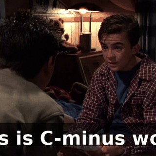 This is C-minus work.