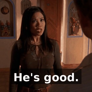 He's good.