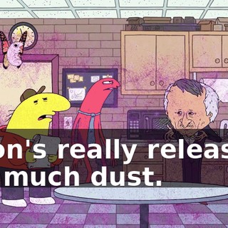 Jason's really releasing too much dust.