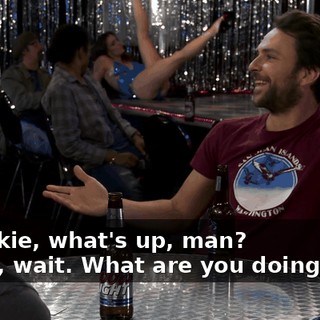 - Frankie, what's up, man? - Wait, wait. What are you doing here?