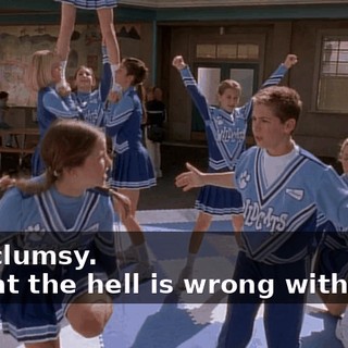 - So clumsy. - What the hell is wrong with him?