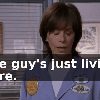 The guy's just living here.