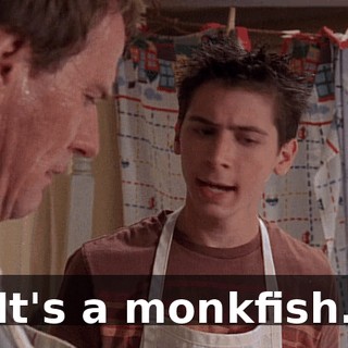 It's a monkfish.