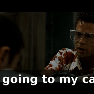 I'm going to my cave.