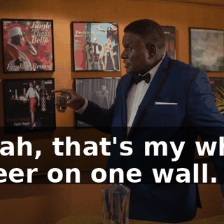 - Yeah, that's my whole career on one wall.