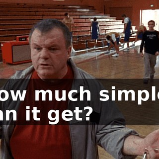 How much simpler can it get?